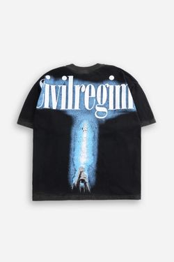 STAR WARS CONCRETE CYAN CRYSTAL 199X OVERSIZED TEE IN VINTAGE BLACK (L)