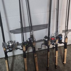 Pole Setup For Fisbing Stripped Bass And Others