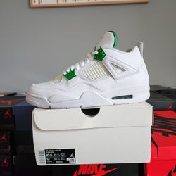 Jordan 4 Green Metallic Size 10.5 