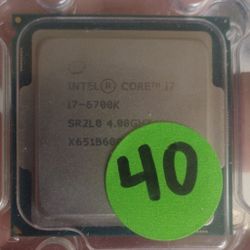 i7 6700K Intel 6th Gen CPU Processor