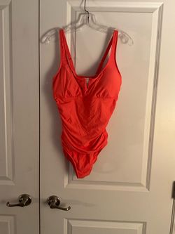 Anne Cole Coral One-Piece Swimsuit for women size large