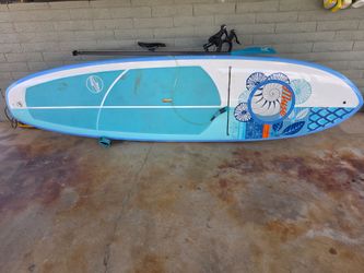 Solid Boardworks paddle board with paddle