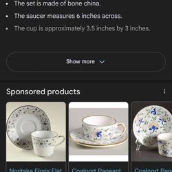 Noritake Tea and Saucer Set 