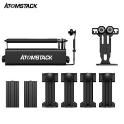 ATOMSTACK R3 Rotary Roller Module Compatible W/ 95% Laser Engraving Machine NEW