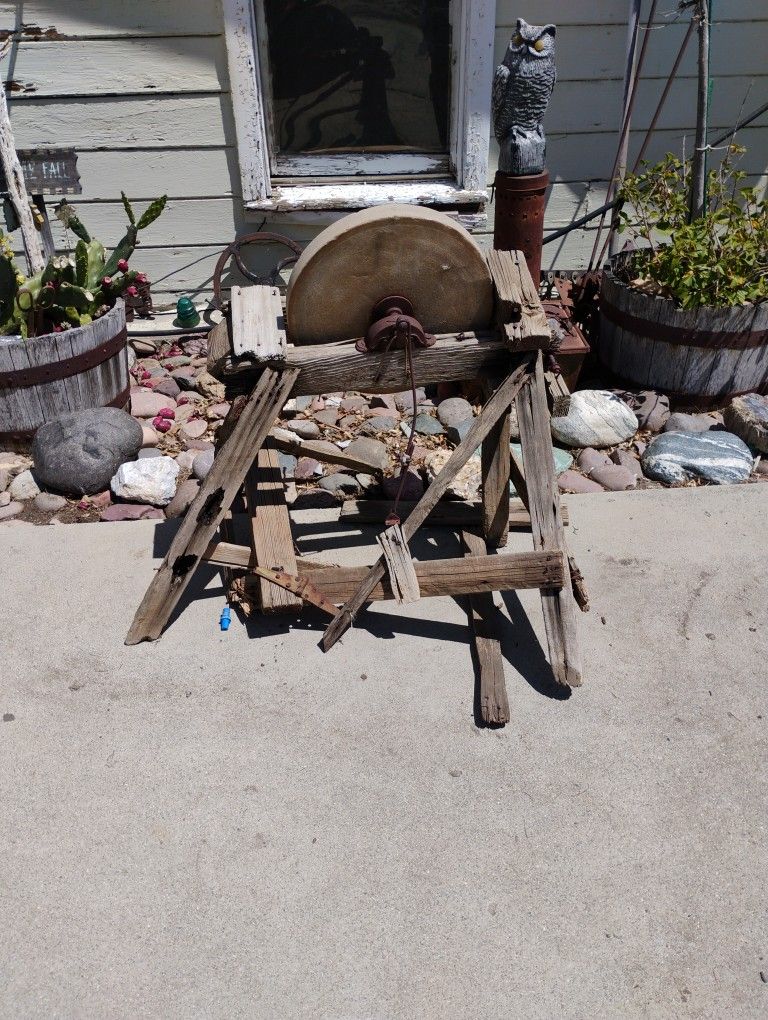 Antique Sanding Wheel