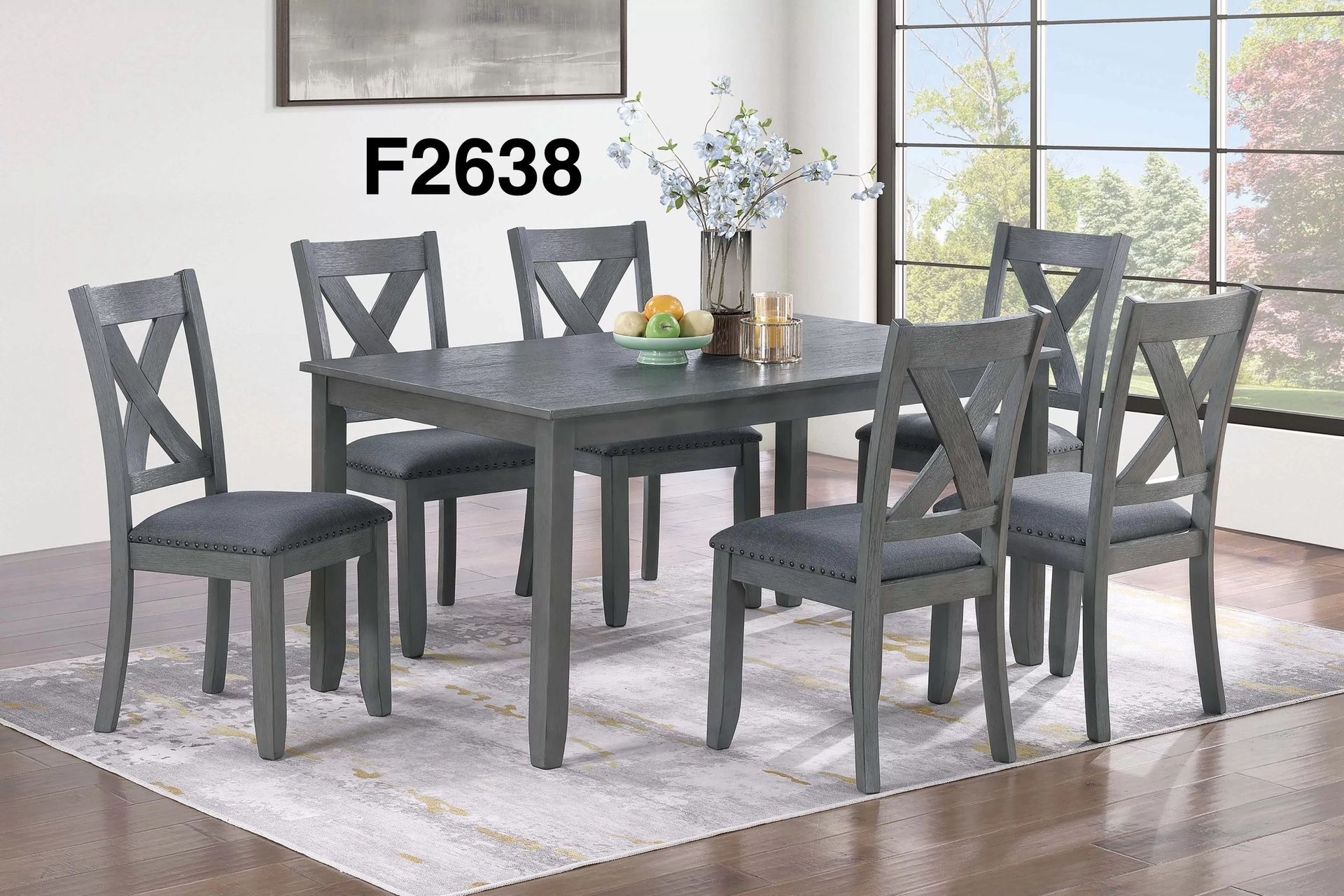 7 PC DINING TABLE SET. WE DELIVER