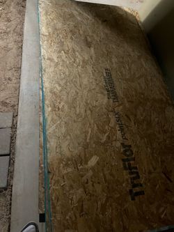 3/4 subfloor $18