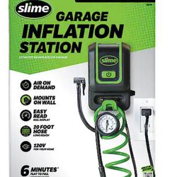 Slime Tire  Inflator, Compressor, Garage Inflation Station