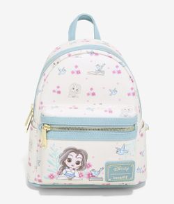 Loungefly Disney Beauty and the Beast Storybook Mini Backpack
