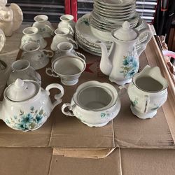 Gorgeously Gorgeous Green Set Made I Poland.