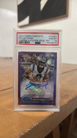 Bryce Young /199 rookie autograph RC auto PSA 10