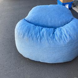 Blue Bean bag Chair