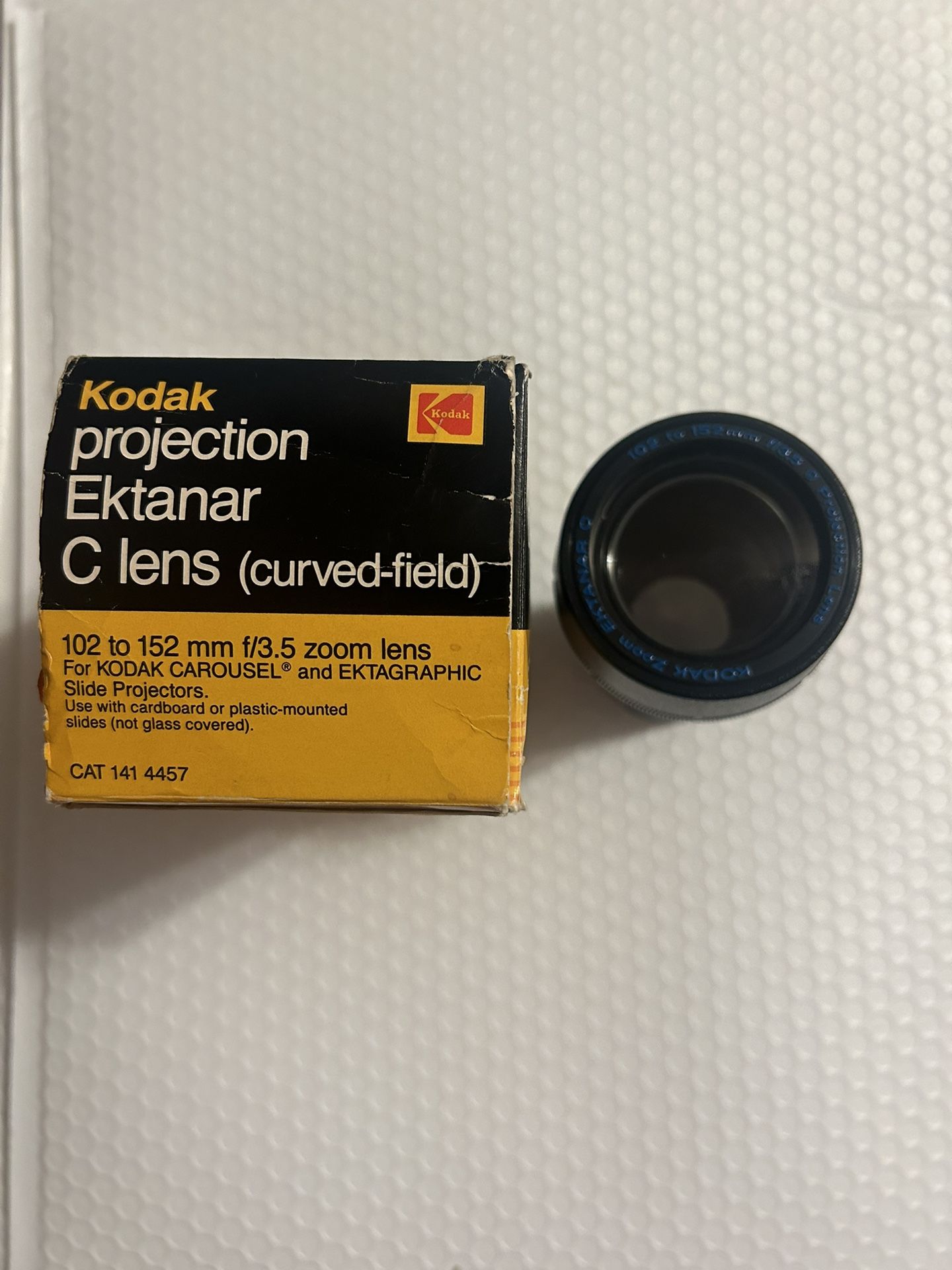 Vintage Kodak Projection Lens Ektanar C Zoom Lens 102 to 152MM Lumenized CAT 141