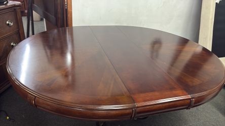Large oval dining table