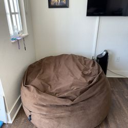 Large Brown Bean Bag - Great Condition