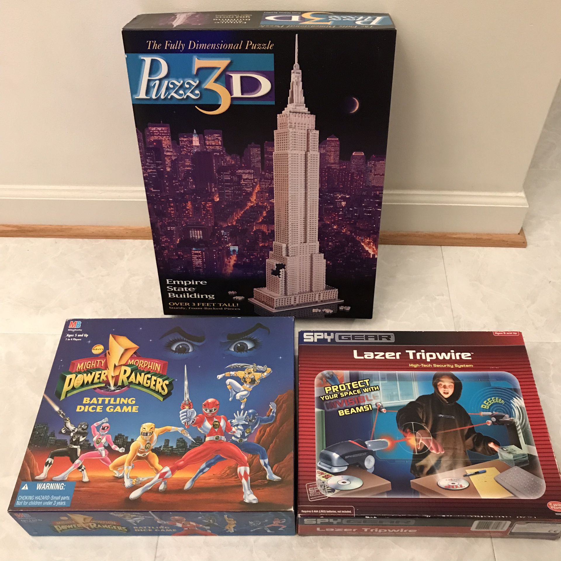 Board games and puzzles toys 3d empire state building spy gear and power rangers toys