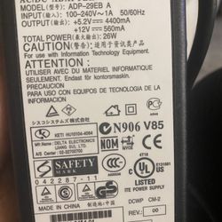DELTA ELECTRONICS INC AC/ DC ADAPTER ADP-29EB