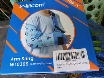 Kids' Arm Sling For Injuries, Fractures, Broken Arm,,  Size XS, Kids