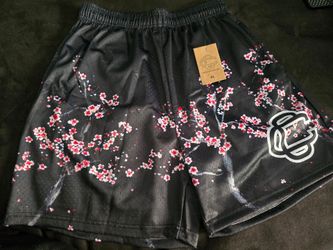 Corrupted Creative Cherry Blossom Mesh Shorts XL