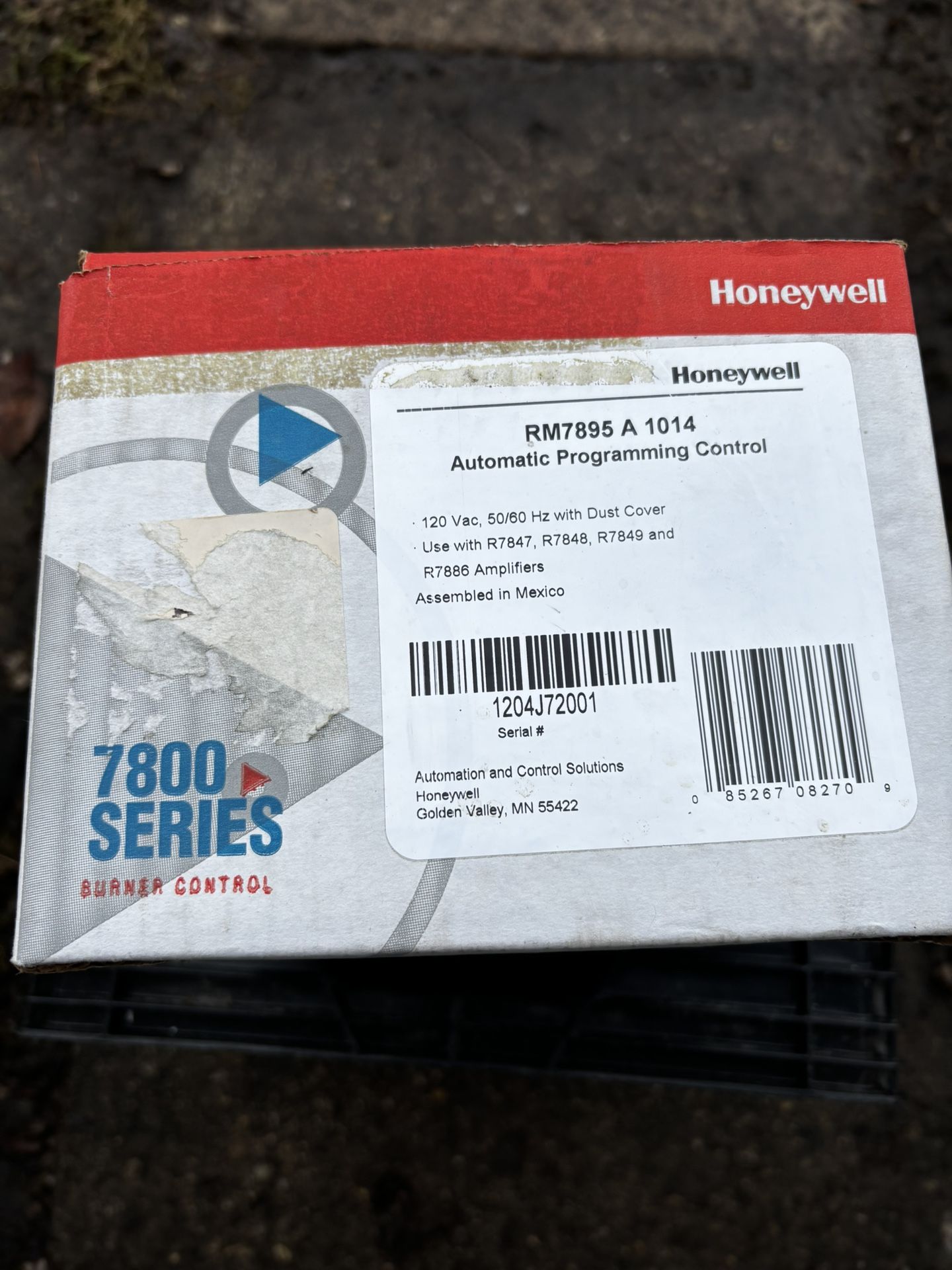 Honeywell Burner Controller & Flame Rectifier