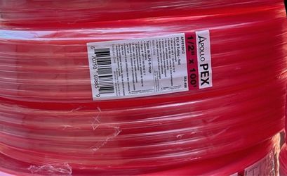 Apollo PEX-B Red Tubing 1/2" x 100 ft