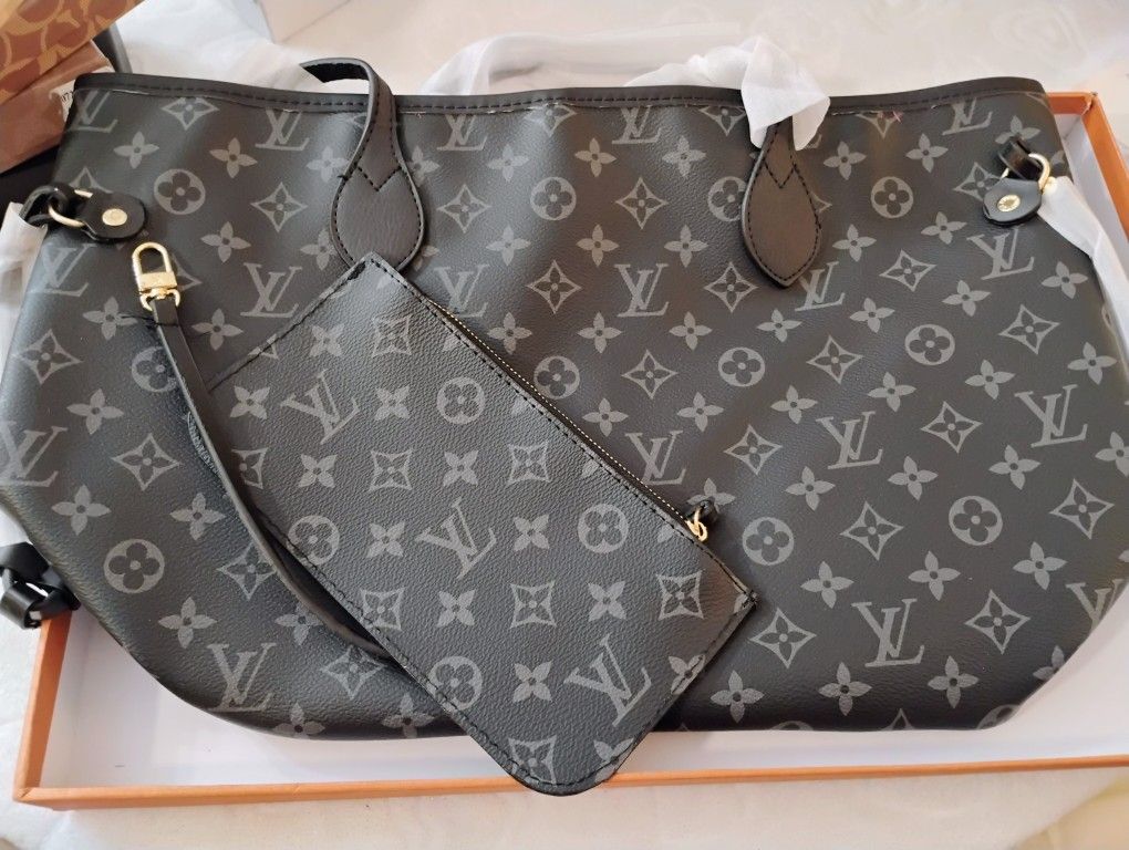 Used Large black/Grey Bag
