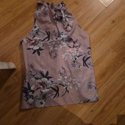 Shein Tie Back Floral