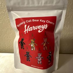 Harveys Mystery Cail Bear Keychain 