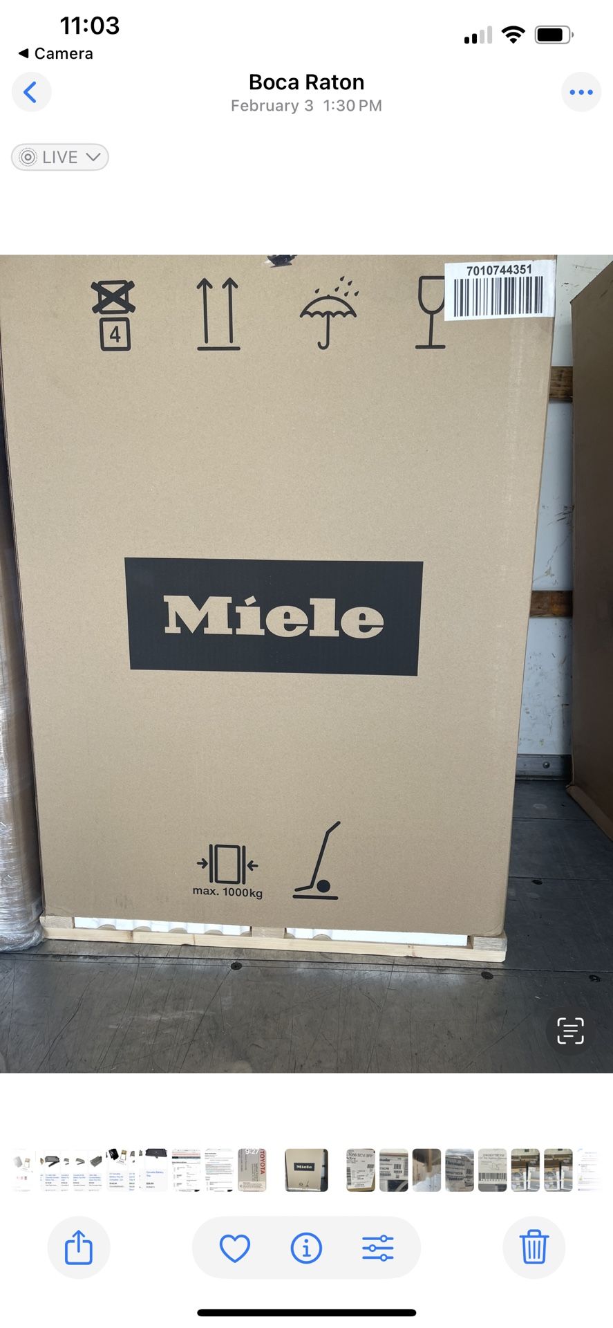 Miele Dishwasher New In Box Ready