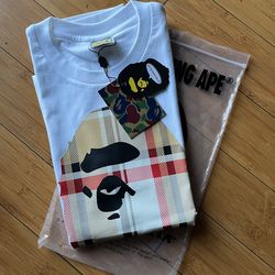 Bape Burberry shirt