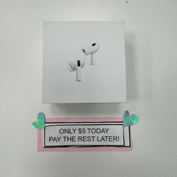 Apple Airpods Pro 2nd Generation Bluetooth Earbuds New - Pay $5 To take It home And pay The rest Later 