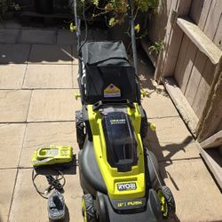 Ryobi 16" 18v Brushless Lawn Mower 