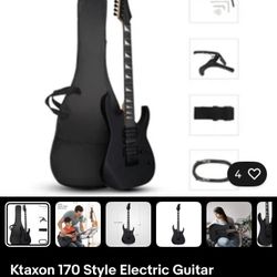Black Electric Guitar package deal NEW In Box!!