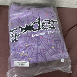 Lavender Spider Hoodie Small