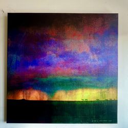 Where the Sky Breaks Open On Canvas