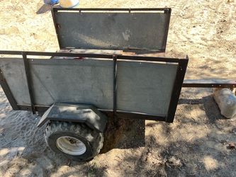 Small Steel Utility Trailer