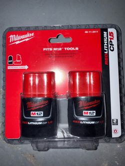Milwaukee M12 RedLithium CP1.5 Battery 2-Pack