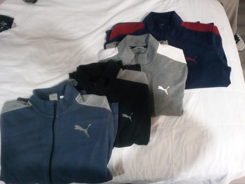 Vintage Puma Sweatsuit And Track Suit Jackets (XL And 2XL)