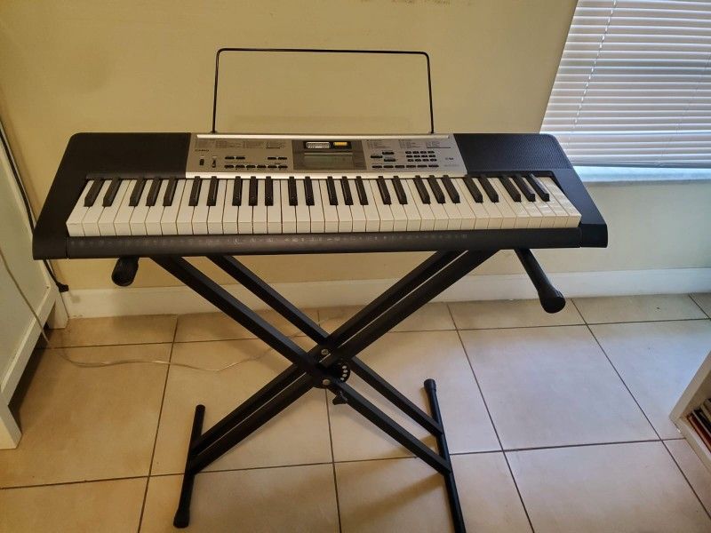 Casio Keyboard with Stand