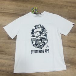 White BAPE camo t-shirt Size L