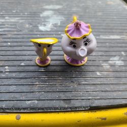 BEAUTY AND BEAST MRS POTTS AND CHIP MINI BOBBLEHEAD TOYS
