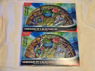 Pokemom Venasuar Ex & Blastoise Ex Premium Collection Box