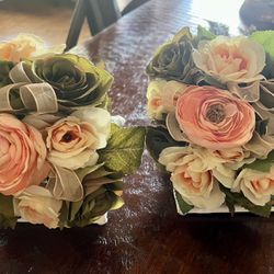 2 Custom Bridal Boquets