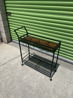 Wine bar cart