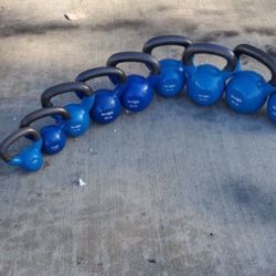 Blue PVC Kettle Bell 