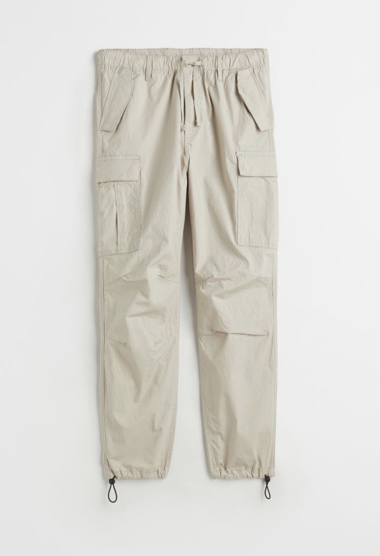 REGULAR FIT RIPSTOP CARGO PANTS