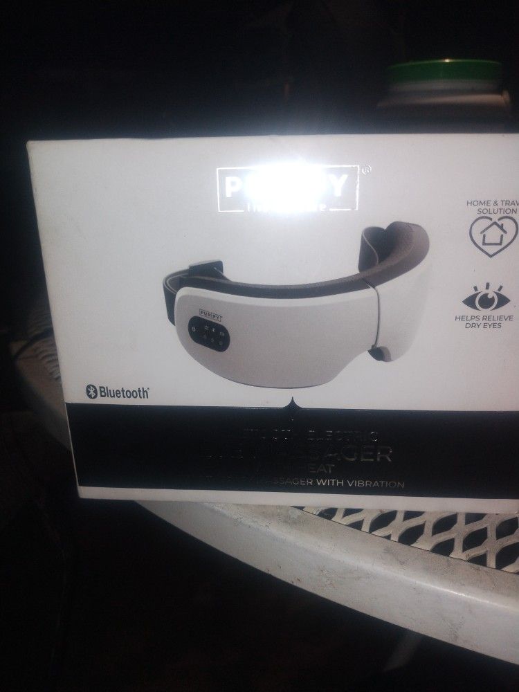 purify live life pure eye Bluetooth electric eye massager