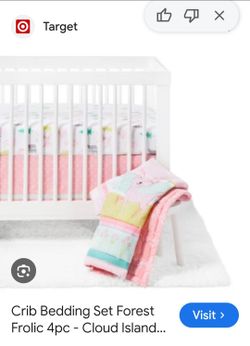 Forest bedding for baby/crib
