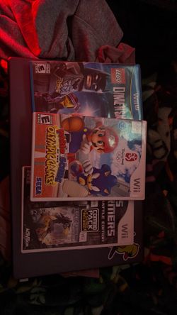 3 Wii games