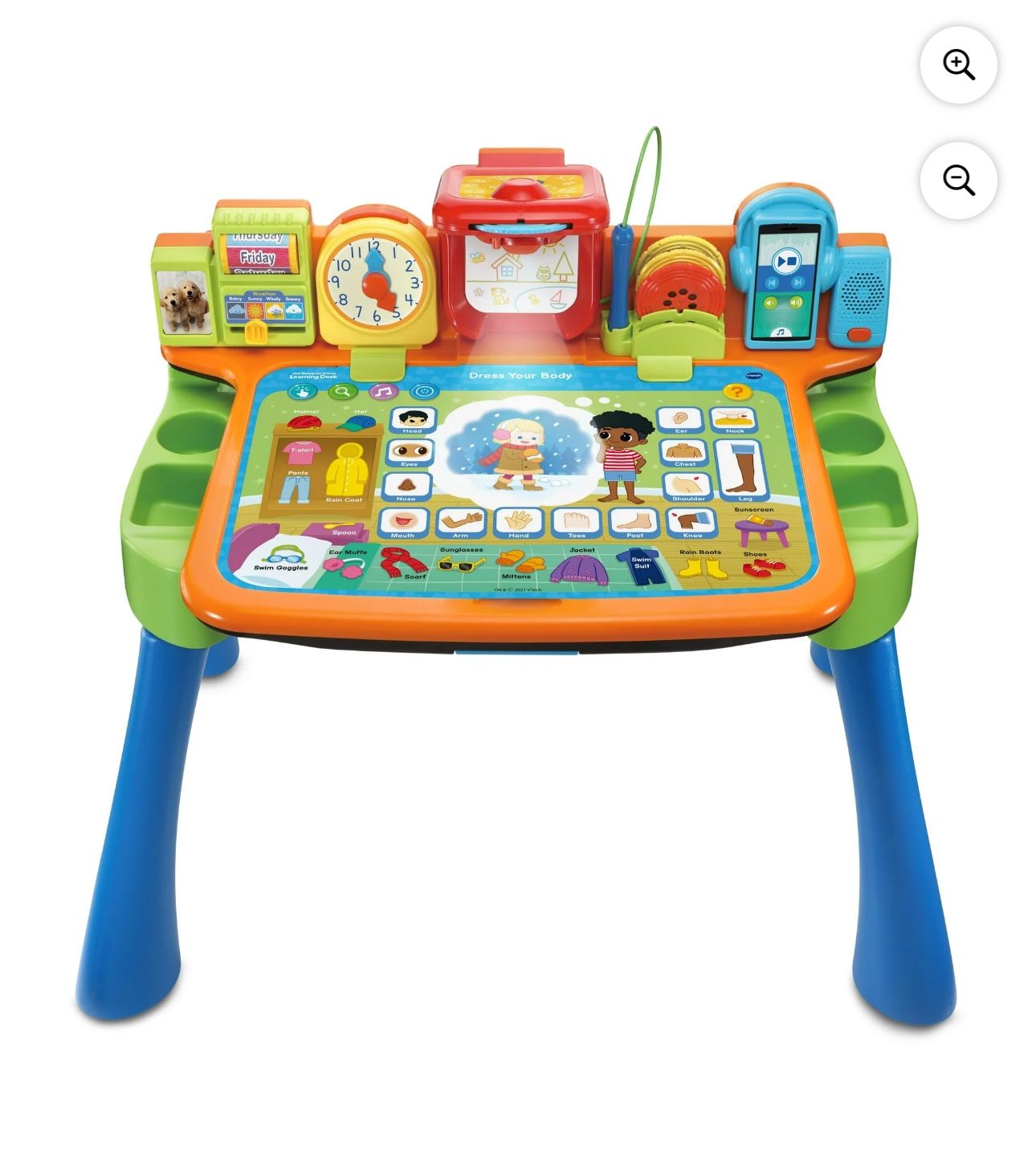 VTech Get Ready for School Learning Desk, Multicolor, 22" Tall, Walmart Exclusive